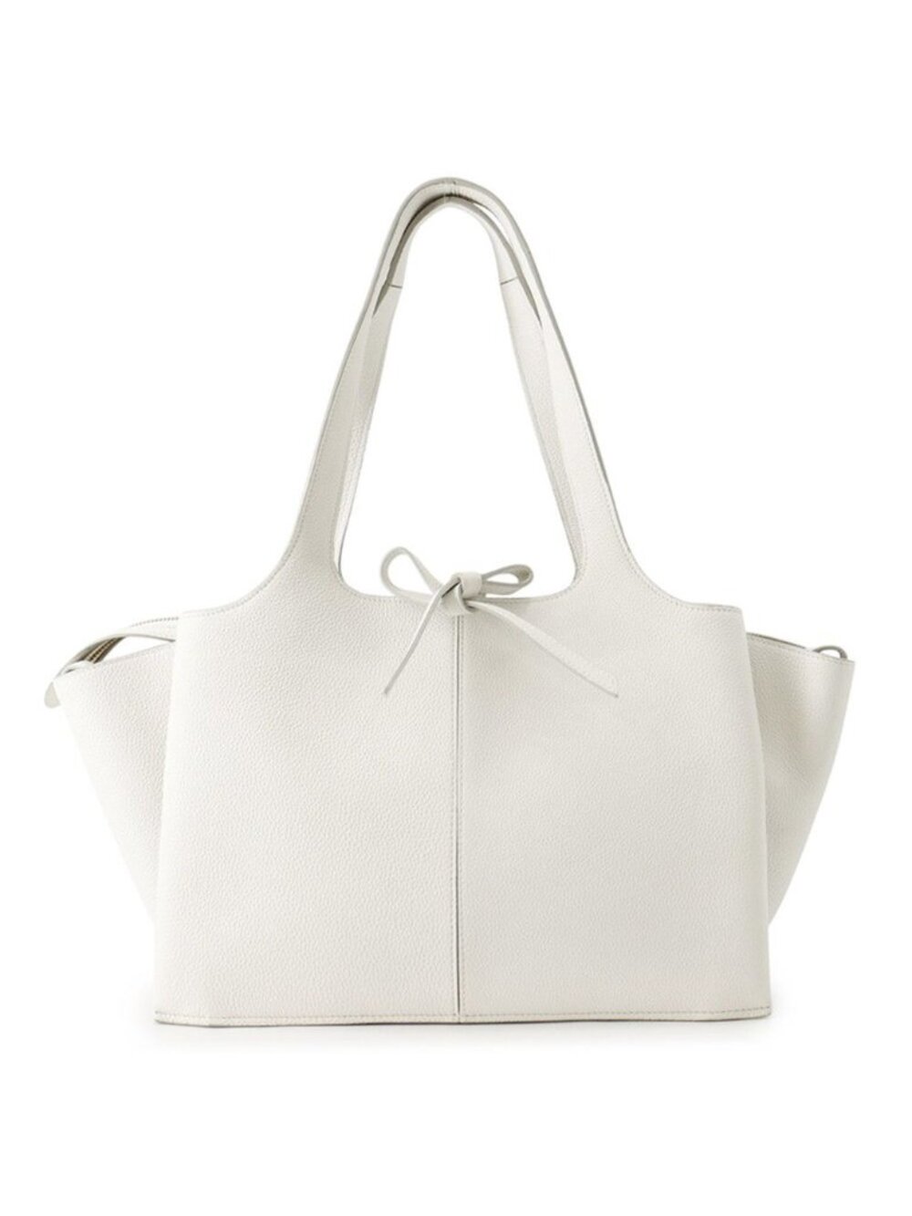 Celine Tote Bag Trifold Small White